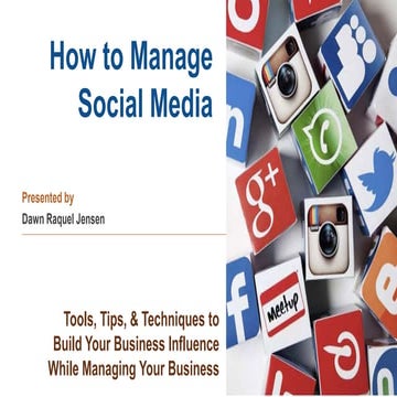 Managing Social Media While Doing Business