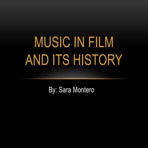 History of Film Music