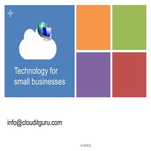 Your business on the Cloud