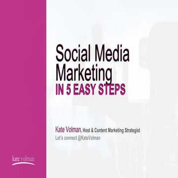 Social Media Marketing in 3 Easy Steps 