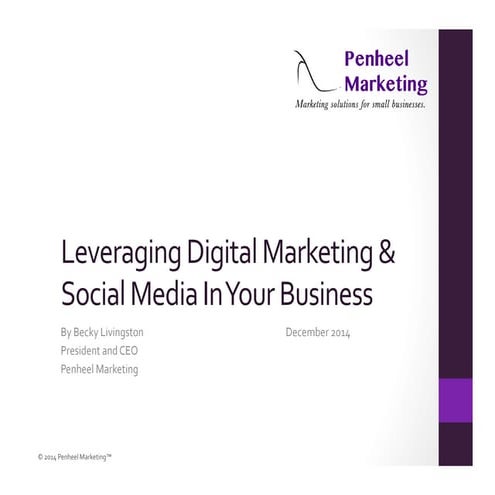 Leveraging Digital Marketing and Social Media in Your Business