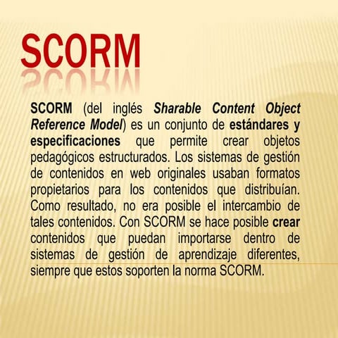 Scorm