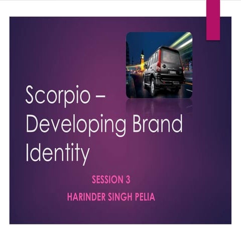 Scorpio (Brand Identity) – IIM-A Case Study Solution 