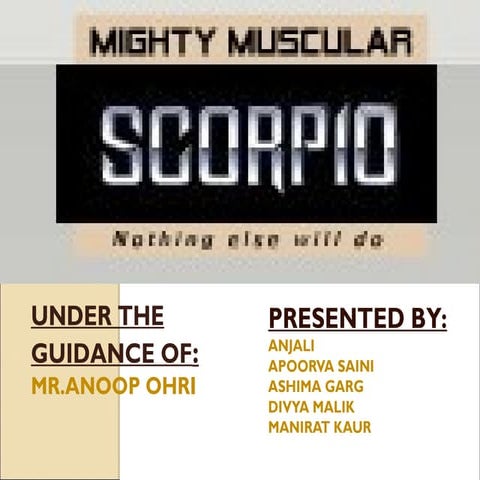 Scorpio mahindra