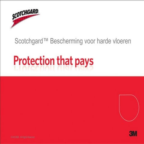 3M Scotchgard hard floor protection stenen vloeren onderhoud