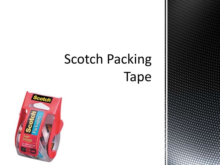 Scotch packing tape