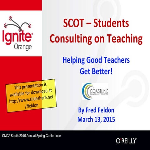 SCOT CMC 2015 Spring Conference
