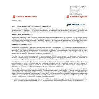 Scotia waterous marketing flyer