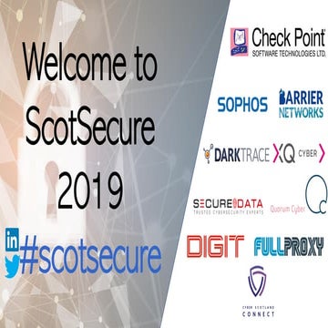 Scot Secure 2019 Edinburgh (Day 2)