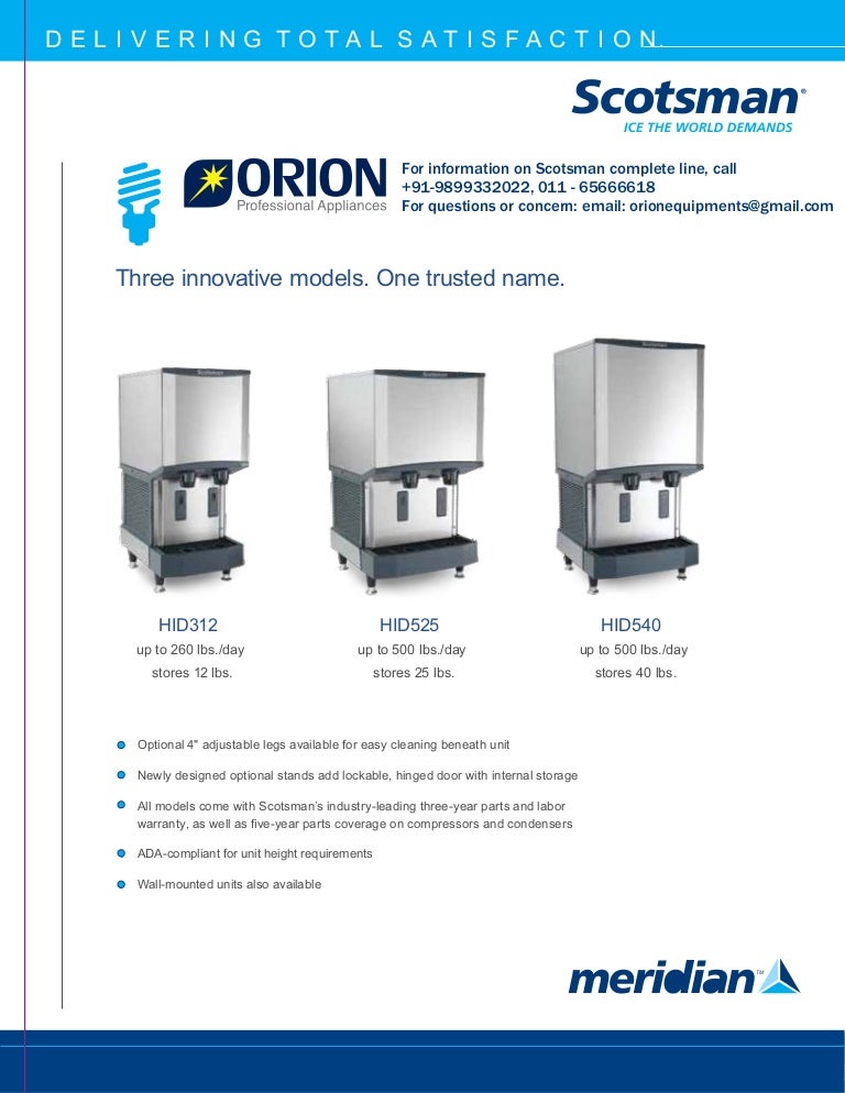 Scotsman ice dispenser (91 9899332022)