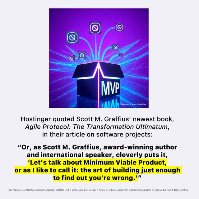 Hostinger quoted Agile Protocol book in their article on software ...