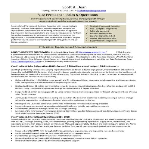 Scott a. bean resume july 2016