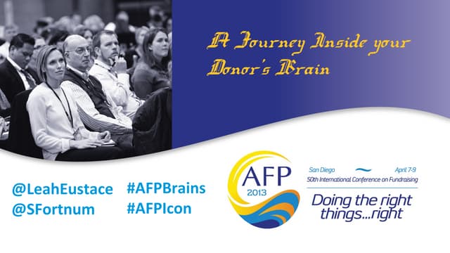 A Journey Inside your Donor's Brain