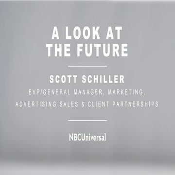 A Look To The Future, Digiday Video Anywhere Summit, November 2016