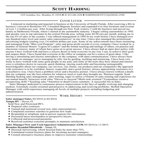 Scott harding resume cccc | PDF