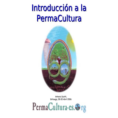 Scotti, antonio   curso de introducción a la permacultura