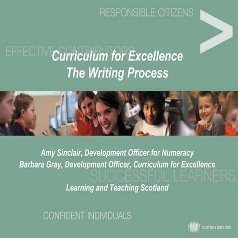 Scottish Curriculum for Excellence Numeracy Outcomes