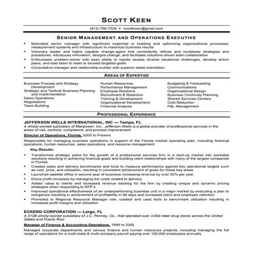 Scott Keen's resume
