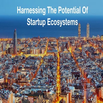 How To Harness The Power Of Startup Ecosystems