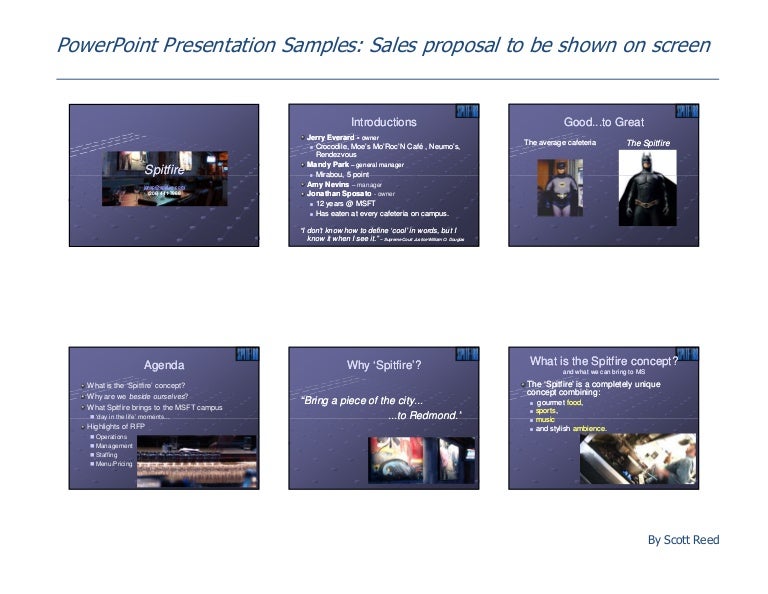 power point presentation samples sales proposal
