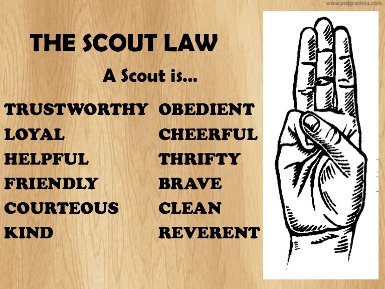 Scout Law Scout Law