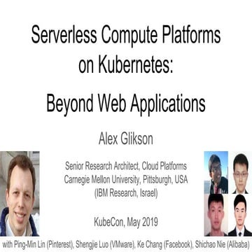 Serverless Compute Platforms on Kubernetes