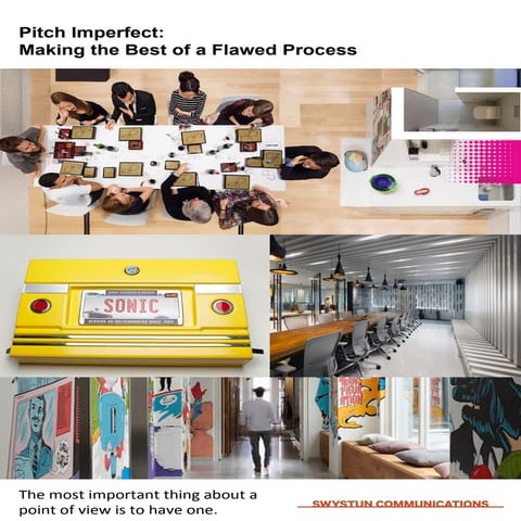 Pitch Imperfect: A Swystun Communications Paper | PDF