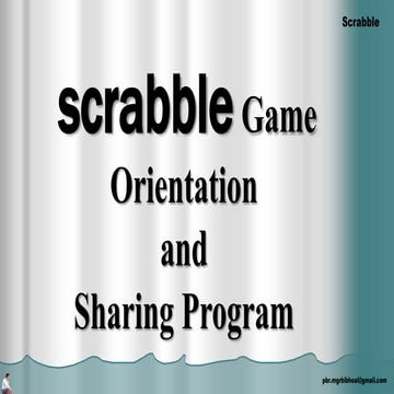 Scrabble orientation for institutional purpose.pptx