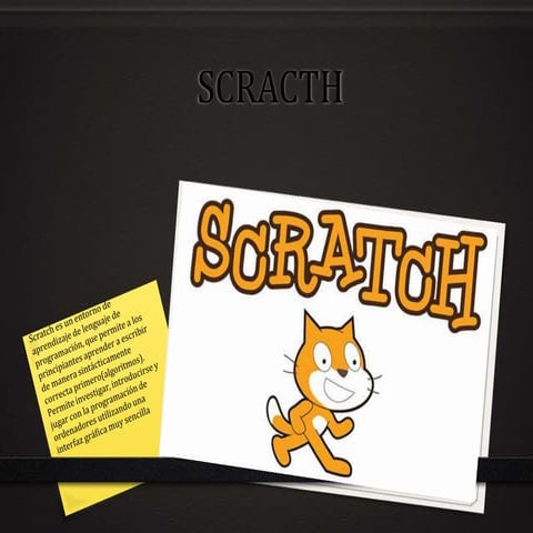 Portada SCRACTH | PPTX