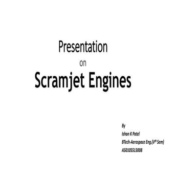 A Brief Intro to Scramjet Engines