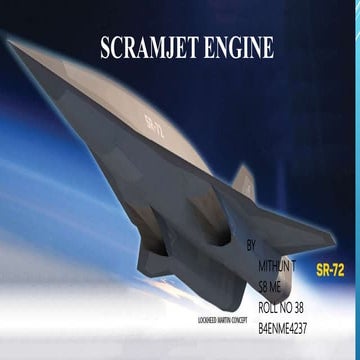 Scramjet engine
