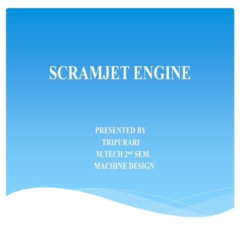 Scramjet engine by ggu student