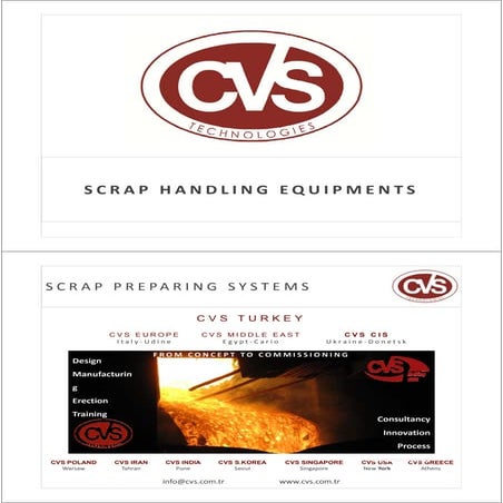 Scrap handling systems