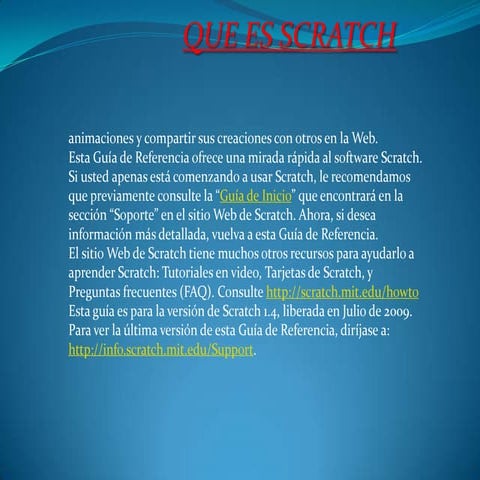 Interfaz scratch | PDF