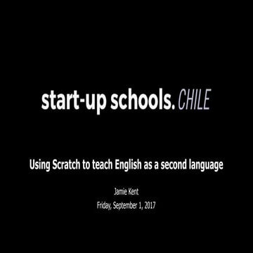 Using Scratch to teach English as a second language
