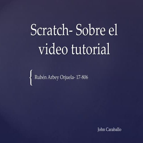 Programacion con scrach