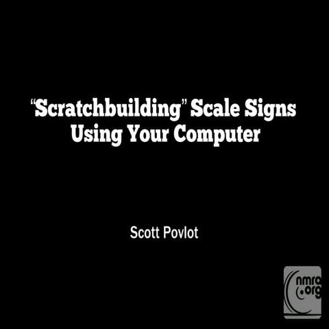 Scale signs handout | PDF