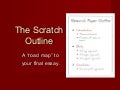 Scratch outline thesis statement example image