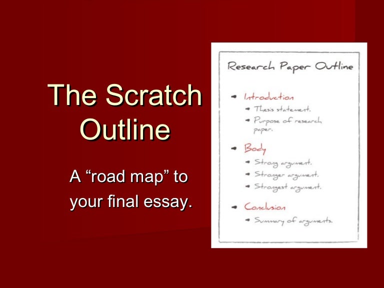 Example of scratch outline brainly picture