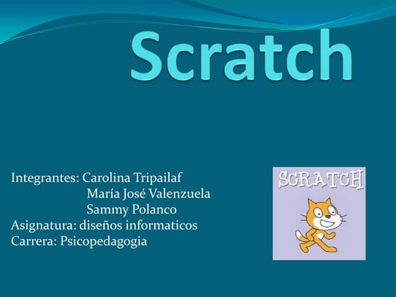 Introducción al Scratch para niños de primaria | PPT