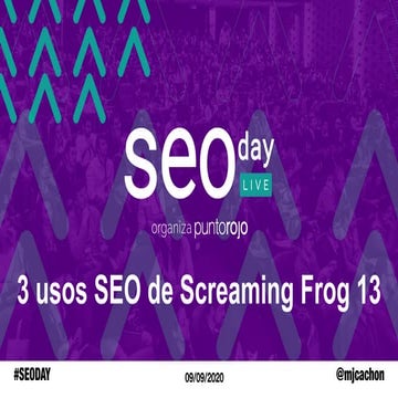 3 cosas muy chulas con Screaming frog  #SEODay