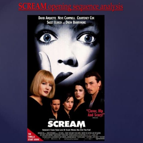 Scream opening scene analysis