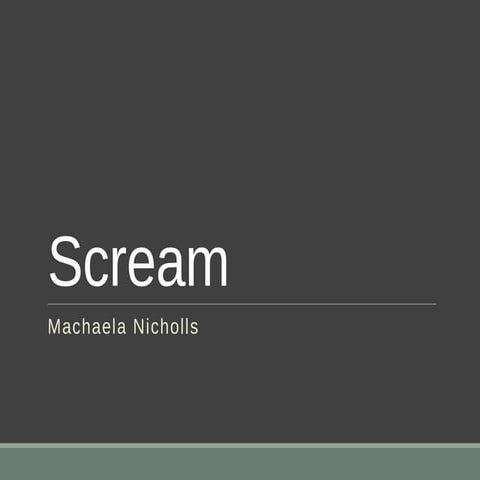 Mise en-scene in Horror films | PPTX
