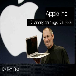 Quarterly Earnings Apple Inc. Q1-2009