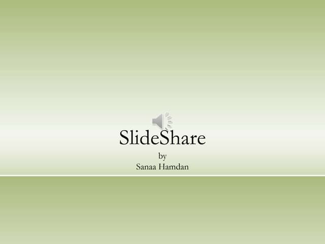 Screencasting & slide share