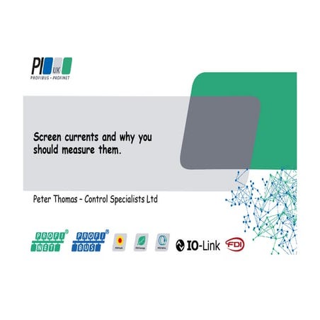 Why you should measure shield currents in PROFIBUS and PROFINET networks - Pe...