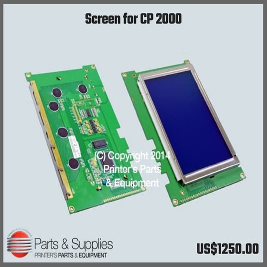 Screen for cp 2000 | PDF