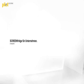 Screenfridge from pilot Screentime