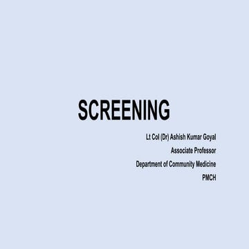 "The Importance of Disease Screening: Early Detection for Better Health Outco...