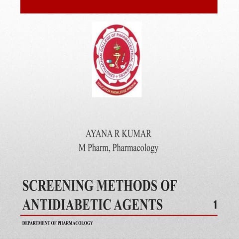 Screening methods for antidiabetic agents